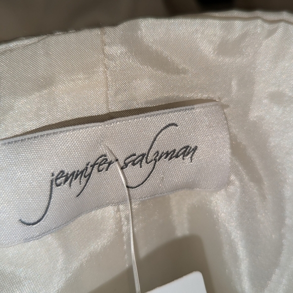 Ivory sz 10 wedding gown Jennifer Salmon - Picture 4 of 12